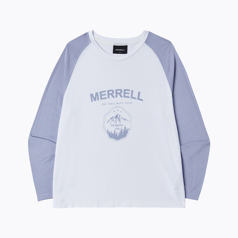 EGROUND[머렐] MLW2C1TS1622 여성 래글런 슬리브 모달 티셔츠_LA머렐 MERRELL