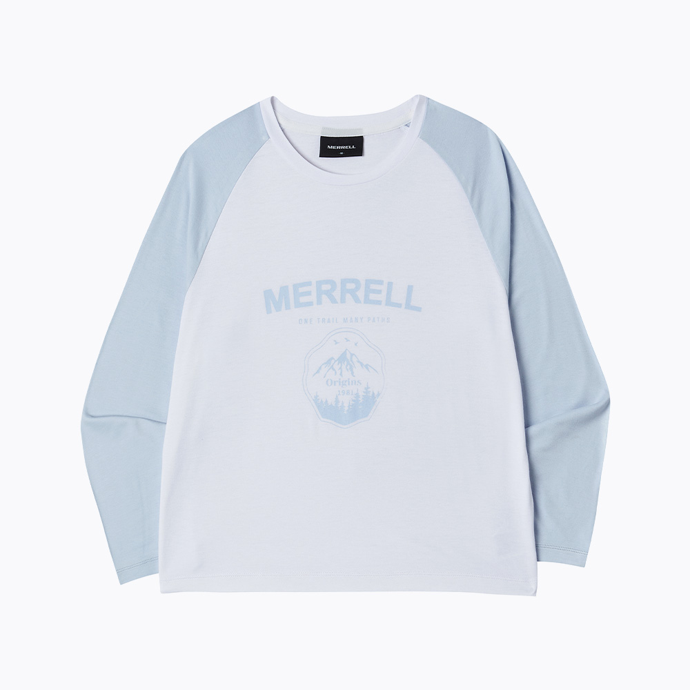 EGROUND[머렐] MLW2C1TS1622 여성 래글런 슬리브 모달 티셔츠_LB머렐 MERRELL